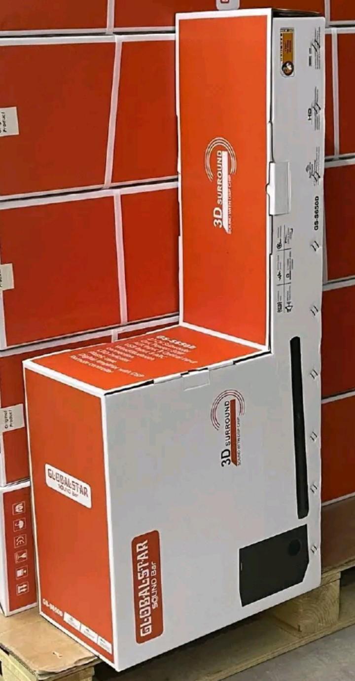 Globalstar GS-S650D Sound Bar with 3D Surround Sound DSP Chip, Built-in Amplifier, Bluetooth Connectivity, Full Function Remote Control, Master Volume & Treble Control