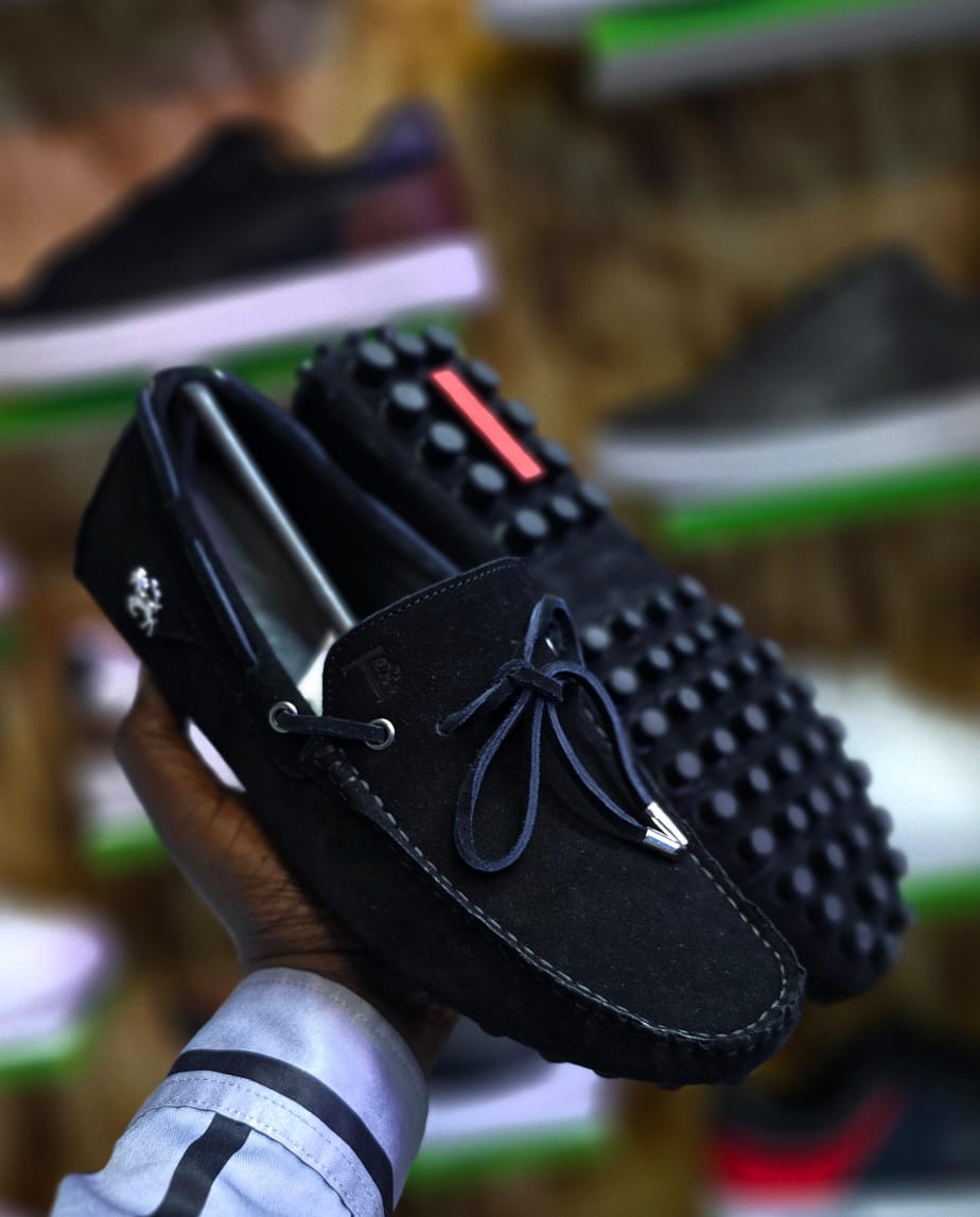 Men's Genuine Leather Slip-On Loafers - Classic Brown Dress Shoes For Office, Formal, And Business Wear