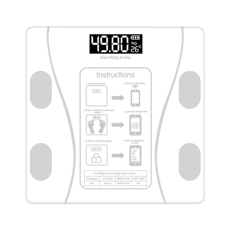 Weight scale Bluetooth APP body fat scale, body scale, intelligent and accurate, household small professional electronic scale, Bluetooth charging scale