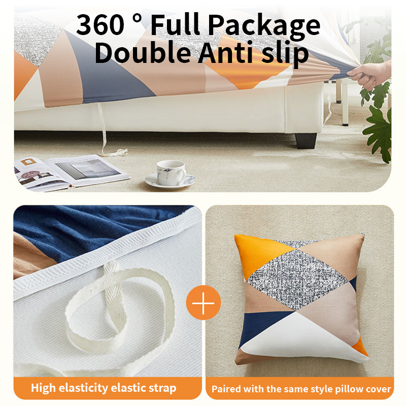 Sofa coven Full Package. Stretch Sofa Cover, Non-slip Tight Pack Stretch Sofa Cover 112/3/Seat Cover