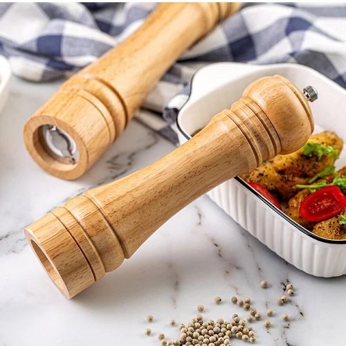 🦋RESTOCKED🎀Wooden Pepper Mill Grinder For Pepper & other spices🔥Natural wood herbs spice shaker kitchen tool
Use for peppercorn,,black pepper and more seasonings for camping,picnic,barbecue night a