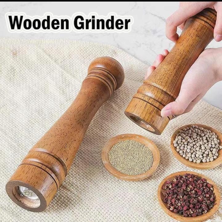 🦋RESTOCKED🎀Wooden Pepper Mill Grinder For Pepper & other spices🔥Natural wood herbs spice shaker kitchen tool
Use for peppercorn,,black pepper and more seasonings for camping,picnic,barbecue night a
