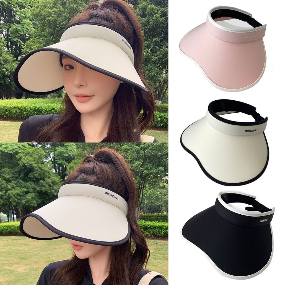New Summer Wide Brim Straw Sun Hat for Women – Anti-UV Outdoor Visor Cap for Beach, Travel & Casual Wear – Stylish Large Brim Shade Hat for Ladies