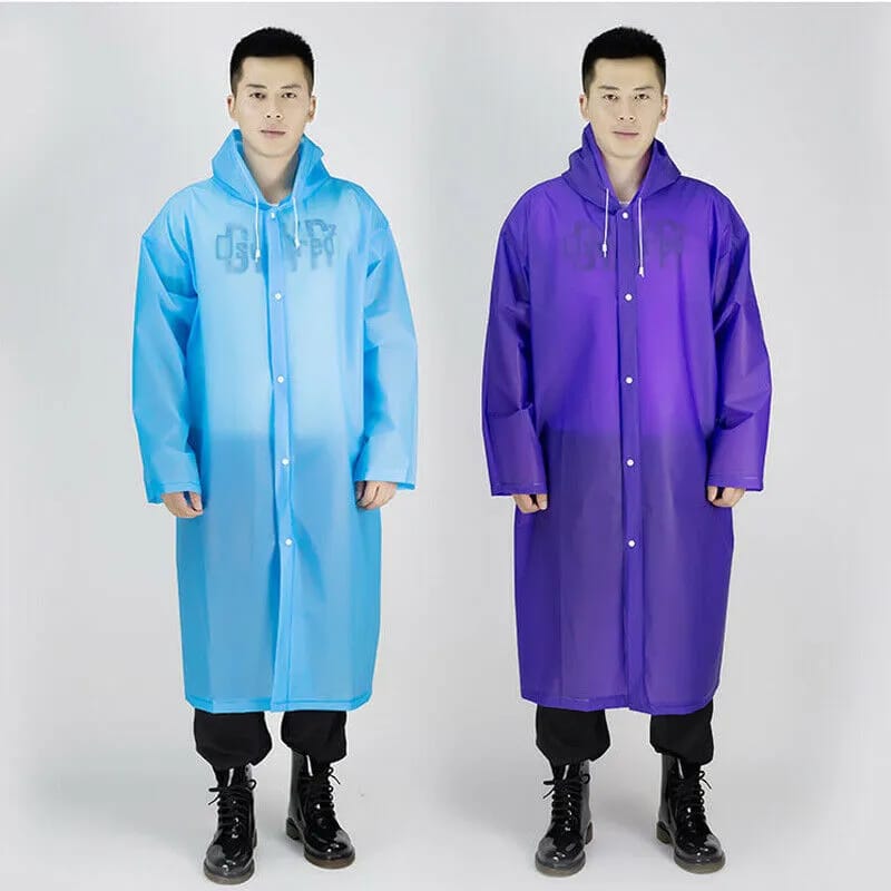 Unisex Waterproof Hooded Raincoat – Lightweight Outdoor Poncho for Hiking, Camping, Travel & Daily Use – Durable, Breathable, Quick-Dry Rain Jacket for Men & Women