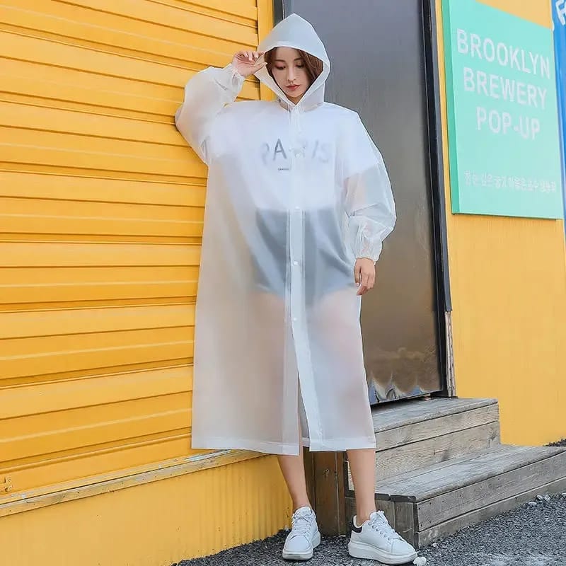Unisex Waterproof Hooded Raincoat – Lightweight Outdoor Poncho for Hiking, Camping, Travel & Daily Use – Durable, Breathable, Quick-Dry Rain Jacket for Men & Women