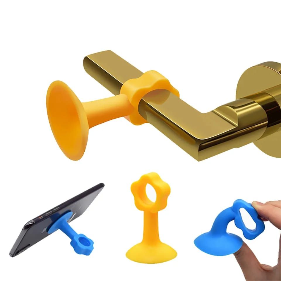 Silicone Door Handle Wall Protector – Anti-Collision Bumper Guard Pad for Preventing Door Knob Damage & Noise – Soft, Durable & Easy to Install Door Stopper for Home & Office