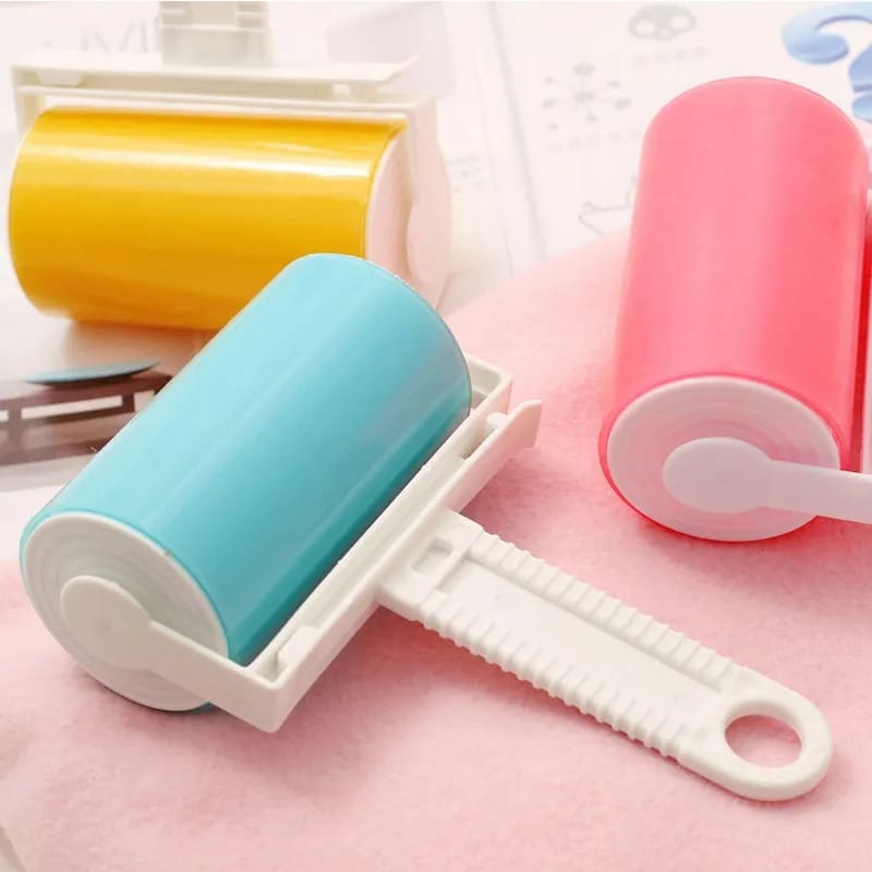 Reusable Lint Remover – Washable Sticky Roller for Clothes, Pet Hair, Carpet, Sofa & Bed – Portable, Eco-Friendly Dust & Hair Cleaner for Home, Office & Travel