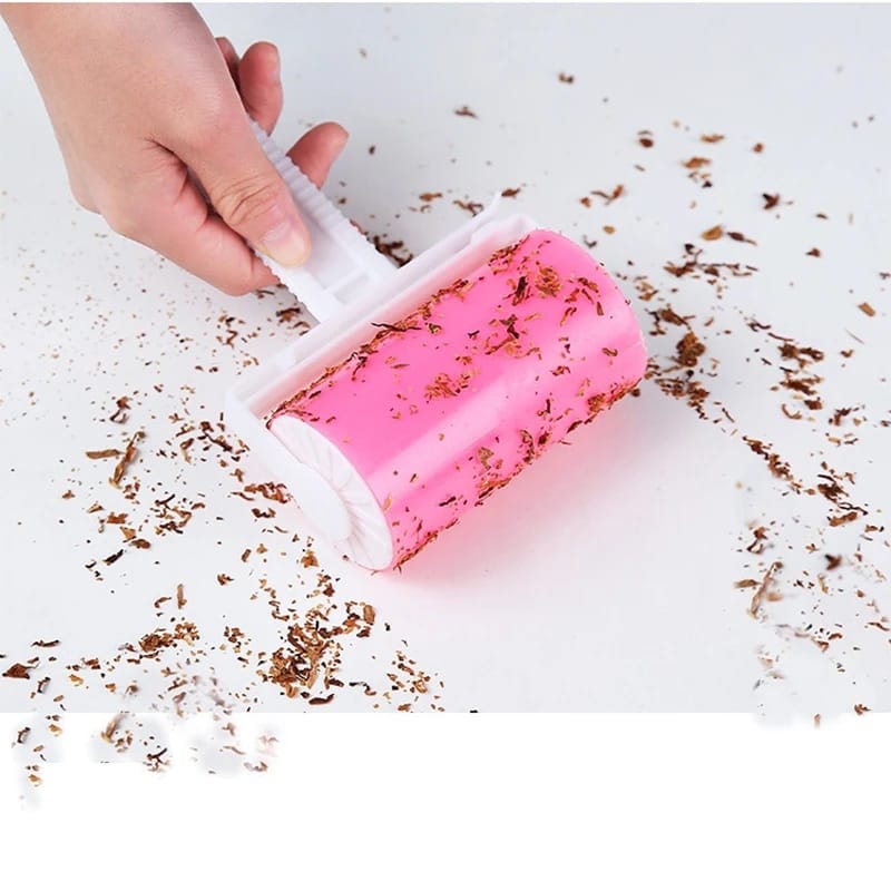 Reusable Lint Remover – Washable Sticky Roller for Clothes, Pet Hair, Carpet, Sofa & Bed – Portable, Eco-Friendly Dust & Hair Cleaner for Home, Office & Travel
