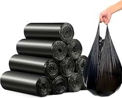 Heavy-Duty 100pcs Trash Bags – 45x60cm Durable, Leak-Proof, Tear-Resistant Garbage Bags for Home, Office, Kitchen, Bathroom & Outdoor Waste Disposal