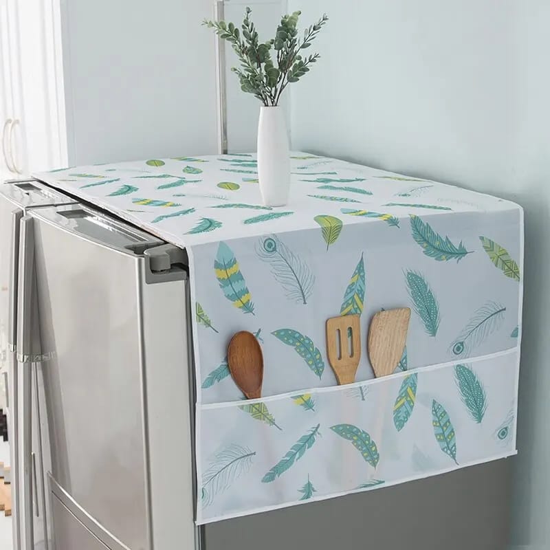 Durable Dustproof Refrigerator & Washing Machine Covers – Waterproof, Washable PEVA Protective Storage Bags for Home Organization & Appliance Care