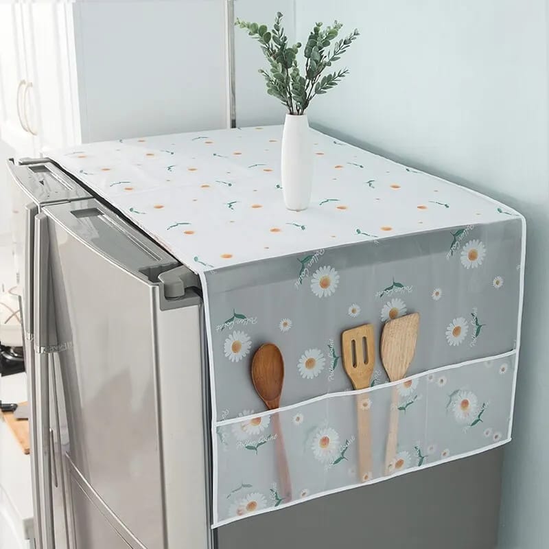 Durable Dustproof Refrigerator & Washing Machine Covers – Waterproof, Washable PEVA Protective Storage Bags for Home Organization & Appliance Care