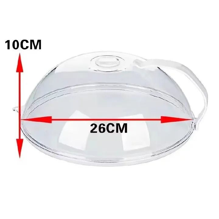 High Temperature Resistant Microwave Splash Cover – BPA-Free Protective Lid with Steam Vent for Safe, Even Heating & Food Protection in Microwave Ovens