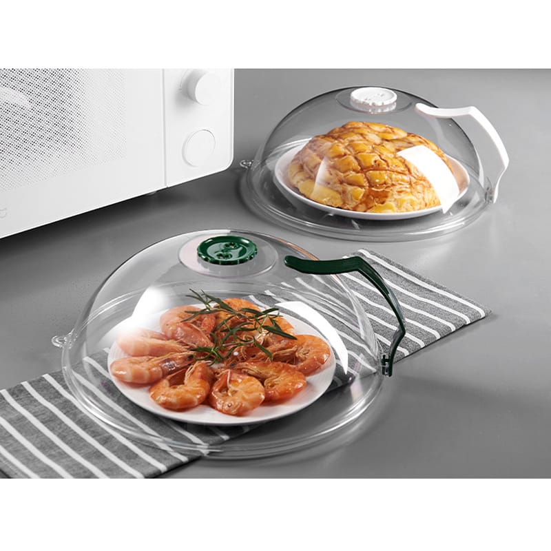 High Temperature Resistant Microwave Splash Cover – BPA-Free Protective Lid with Steam Vent for Safe, Even Heating & Food Protection in Microwave Ovens