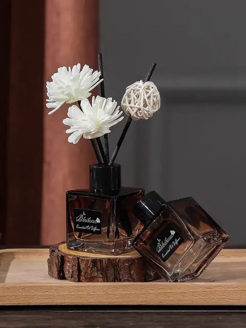 120ml Long-Lasting Reed Diffuser – Best Home Fragrance with Natural Essential Oil Scents – Elegant Air Freshener & Room Decor – Aromatherapy Diffuser with Sticks for Office, Living Room, Bedroom
