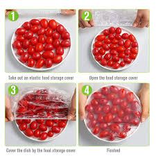 Disposable Freshness Protection Food Covers – 100pcs Elastic Transparent Bowl Covers for Kitchen Storage, Outdoor Picnics, BBQ & Fridge Use – Reusable, Stretchable, Waterproof & Dustproof