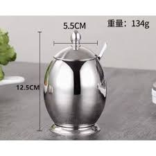Egg Shaped Stainless Steel Spice & Sugar Dish – 500ml Elegant Kitchen Seasoning Container for Dining Table, Home, Restaurant, Party & Hotel Use – Durable, Stylish & Rust-Resistant