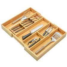 Multifunctional Expandable Bamboo Wooden Cutlery Drawer Organizer – Adjustable Kitchen Utensil Tray for Spoons, Forks, Knives & Tools – Eco-Friendly, Durable, Stylish Storage Solution