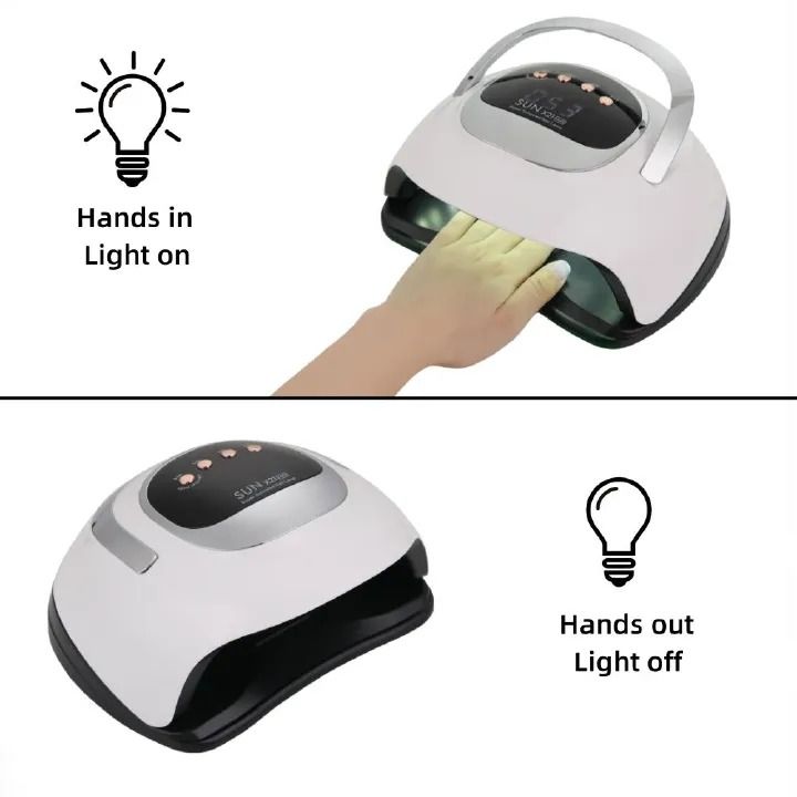 SUNX21 MAX 320W UV LED Nail Lamp with 72 LEDs – Fast-Drying Professional Nail Dryer for Gel Polish, Manicure & Pedicure – Powerful Curing Machine with 3-Pin UK Plug Professional Salon Quality Nail Dry