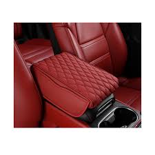 Universal Car Armrest Pad with Side Storage Organizer, Upgraded Soft Leather Cushion with Convenient Multi-Pockets, Durable Car Seat Center Console Armrest Support for All Vehicles