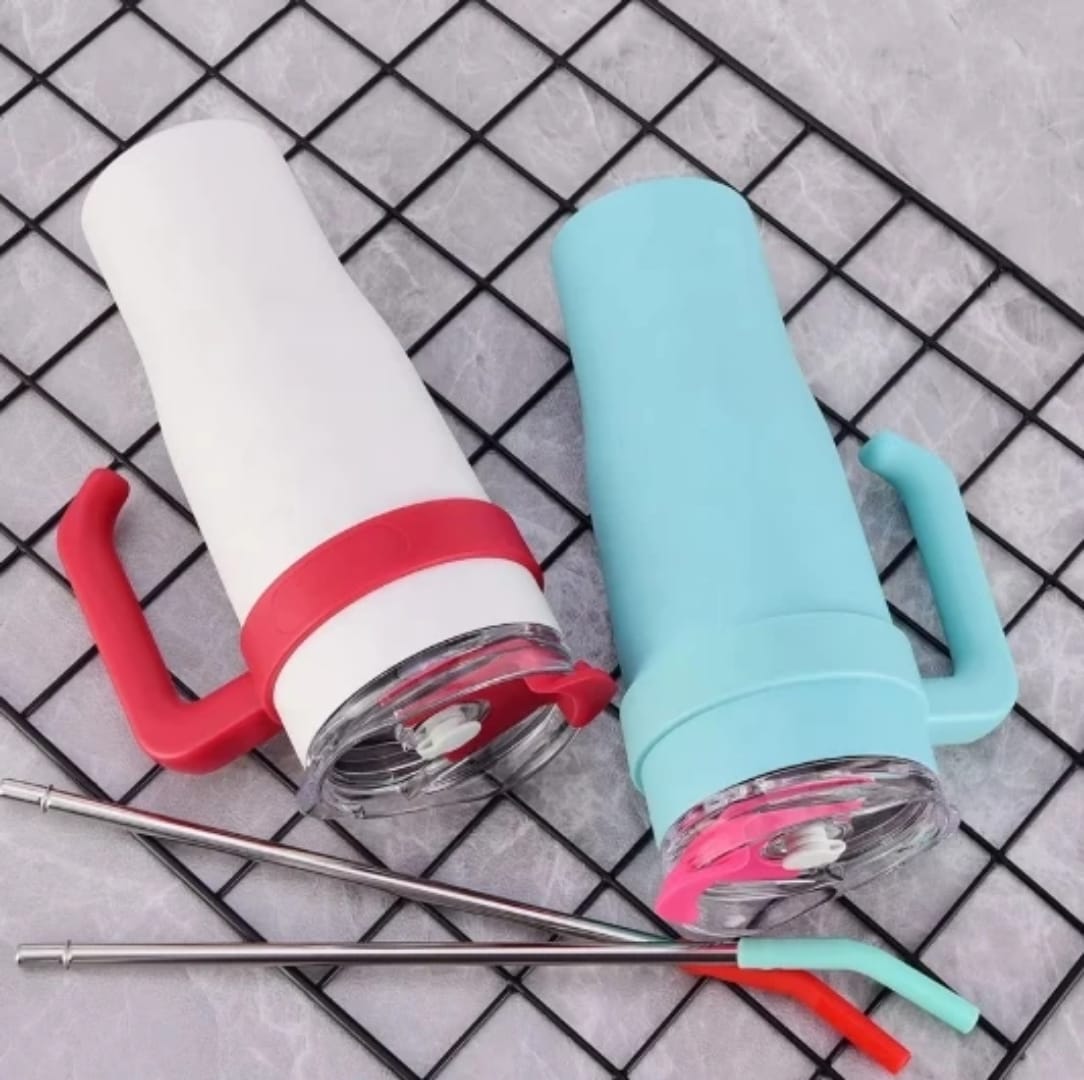 Stanley Cup Stainless Steel Thermos Mug 1200ml – Double Wall Insulated Travel Cup, Hot & Cold Beverage Holder, Durable Reusable 304 Stainless Steel, Comfortable Handle