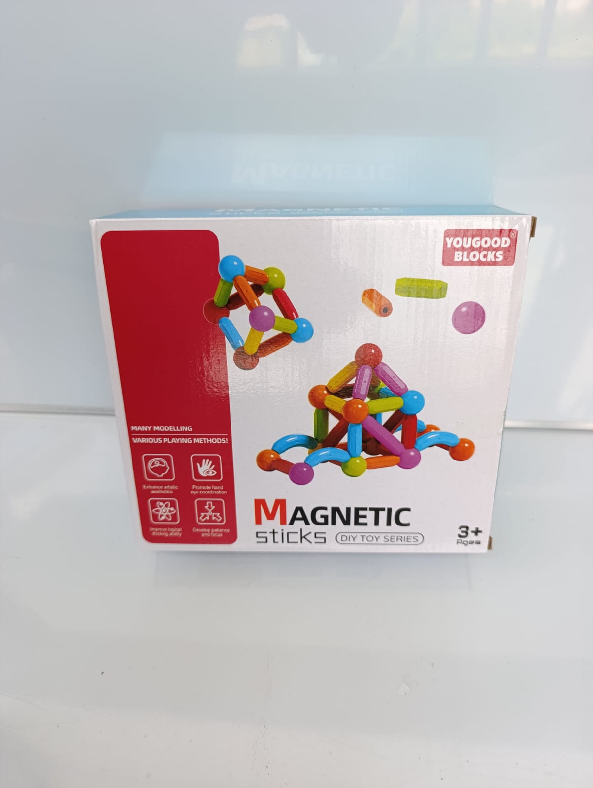 Magnetic Sticks 25pcs – Strong Neodymium Magnets for DIY, Crafts, Education, Home and Office Use, Durable and Versatile Set for Organizing and Creative Projects