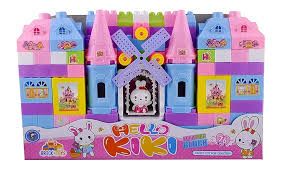 Hello Kitty Educational Building Blocks Set – Creative STEM Toy for Kids, Enhances Cognitive Skills, Imagination, Fine Motor Development, Safe Non-Toxic Construction Play, Fun Learning for Toddlers an