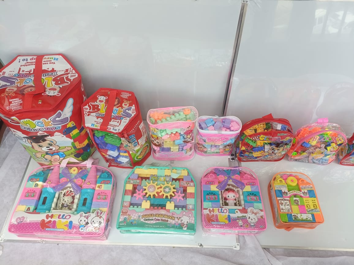 Big Size Building Blocks Educational Toy Set for Kids – 140pcs Colorful Blocks for Creativity, Motor Skills, Color Recognition, Eye Development, and Fun Learning