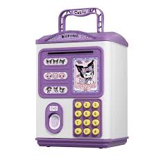 Finger Print Electronic Piggy Home Bank with Music, Kids Cute Money Box for Children, Safe ABS Material, Fun Musical Savings Bank for Gifts and Home Use