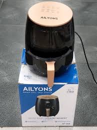Ailyons 5 Litres Air Fryer Oil-Free Cooker – Healthy Electric Air Fryer Oven for Home Kitchen, Fast Hot Air Circulation Fryer for Chips, Chicken, Meat and Snacks