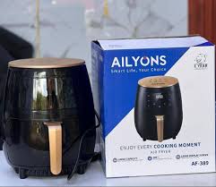 Ailyons 5 Litres Air Fryer Oil-Free Cooker – Healthy Electric Air Fryer Oven for Home Kitchen, Fast Hot Air Circulation Fryer for Chips, Chicken, Meat and Snacks