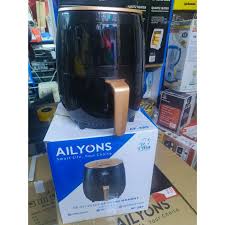 Ailyons 5 Litres Air Fryer Oil-Free Cooker – Healthy Electric Air Fryer Oven for Home Kitchen, Fast Hot Air Circulation Fryer for Chips, Chicken, Meat and Snacks