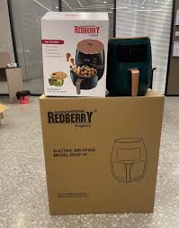 Redberry 4.5 Litres Air Fryer Oil-Free Cooker – Healthy Electric Hot Air Fryer for Home Kitchen, Fast Air Circulation Fryer for Chips, Chicken, Meat and Snacks