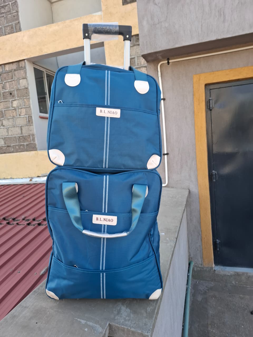 2-in-1 High-Quality Large Trolley Travel Bag Set – Waterproof Luggage Suitcase with Wheels for Vacation, Business, and Family Trips