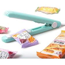 2 in 1 Mini Thermal Sealer & Hair Straightener – Portable Plastic Bag Sealer and Compact Mini Hair Straightening Iron for Travel, Beauty Styling and Kitchen Food Storage Sealing Tool