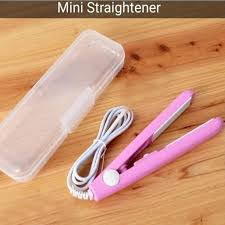 2 in 1 Mini Thermal Sealer & Hair Straightener – Portable Plastic Bag Sealer and Compact Mini Hair Straightening Iron for Travel, Beauty Styling and Kitchen Food Storage Sealing Tool
