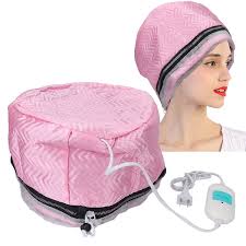 Hair Steamer Cap Thermal Treatment – Portable Hair Steaming Cap with 3 Heat Settings, Detachable Design, Waterproof Inner Film, Overheat Protection for Deep Conditioning & Hair Care
