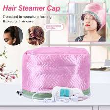Hair Steamer Cap Thermal Treatment – Portable Hair Steaming Cap with 3 Heat Settings, Detachable Design, Waterproof Inner Film, Overheat Protection for Deep Conditioning & Hair Care
