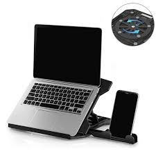 Adjustable Notebook Stand – Gaming Laptop Stand & Desktop Riser Holder for Home, Office, and Gaming Use, Ergonomic Laptop Cooling & Workspace Organization