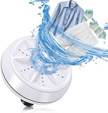 Turbine Mini Washing Machine – Portable USB Powered Turbo Washer for Clothes, Socks, Underwear and Small Laundry, Compact Travel Washing Device for Home and Dorm Use