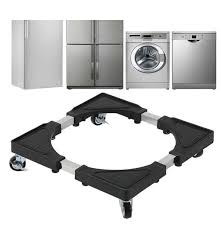 Heavy Duty Adjustable Washing Machine Stand / Fridge Stand – Universal Anti-Vibration Base for Washing Machine, Refrigerator, Dryer and Home Appliances Adjustable 42–66cm