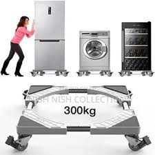 Heavy Duty Adjustable Washing Machine Stand / Fridge Stand – Universal Anti-Vibration Base for Washing Machine, Refrigerator, Dryer and Home Appliances Adjustable 42–66cm