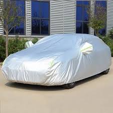 Universal Grey Car Cover, Waterproof, Breathable, Scratch & Weather Resistant, Protects Against Rain, Snow, and Heat