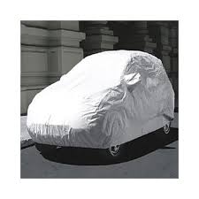 Universal Grey Car Cover, Waterproof, Breathable, Scratch & Weather Resistant, Protects Against Rain, Snow, and Heat