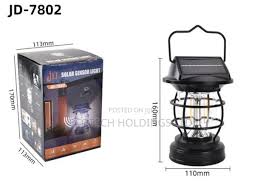 Solar Sensor Light, Motion-Activated Outdoor Lamp, Dual Power Solar & Electric, Ideal for Camping, Hiking, Garden, and Home Decor
