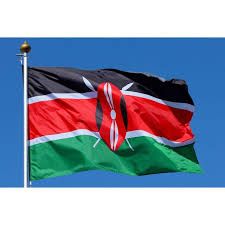 Kenyan National Flag 150cm x 90cm High-Quality Durable Polyester, Patriotic Decoration for Home, Office, Schools, and Events