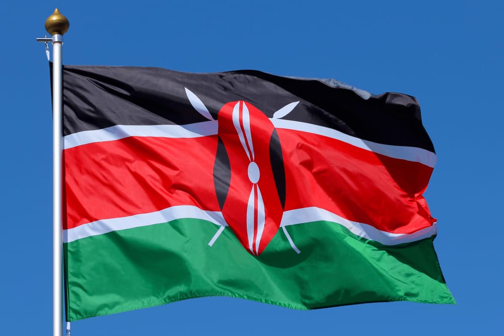 Kenyan National Flag 150cm x 90cm High-Quality Durable Polyester, Patriotic Decoration for Home, Office, Schools, and Events