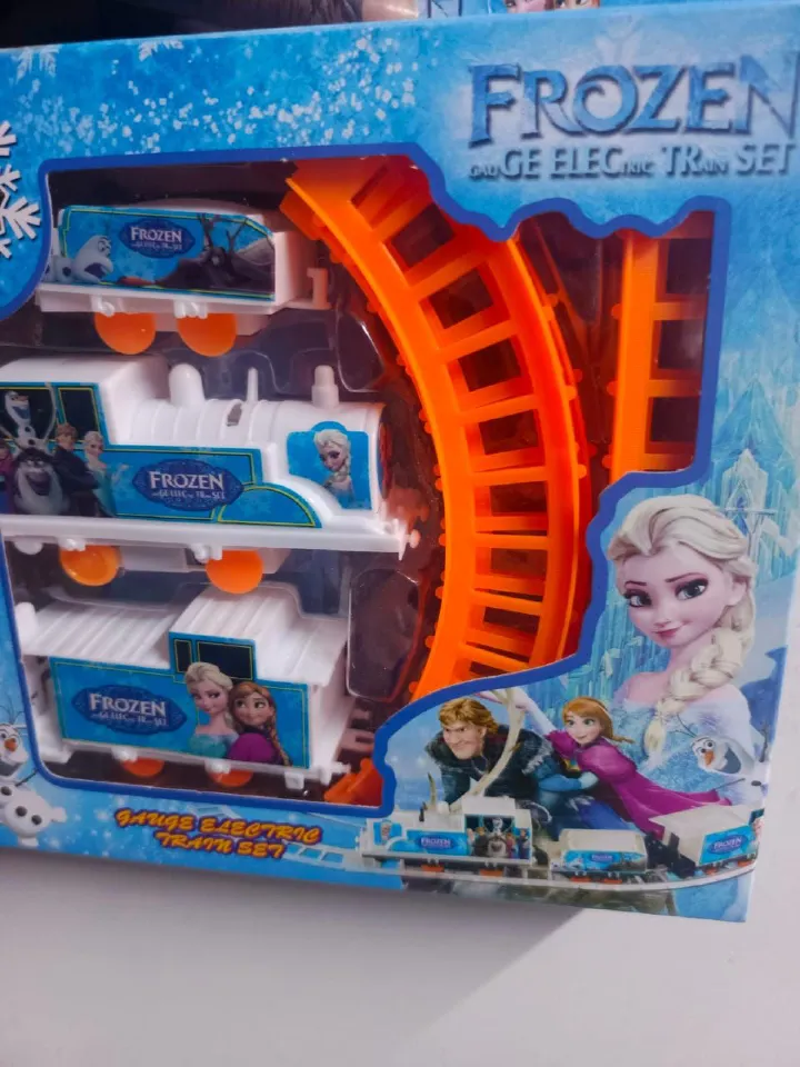 Electronic Battery Operated Train Toy for Kids with Lights and Sound, Educational Railway Toy Set for Children, Durable Plastic Train Playset for Boys and Girls Birthday Gift