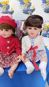 Dolls with Diapers Baby Doll Toy Set for Kids, Realistic Baby Doll with Changeable Diaper, Soft Body Educational Toy for Girls and Boys, Perfect Gift for Children Playtime and Learning