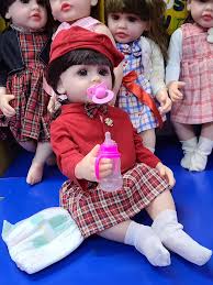 Dolls with Diapers Baby Doll Toy Set for Kids, Realistic Baby Doll with Changeable Diaper, Soft Body Educational Toy for Girls and Boys, Perfect Gift for Children Playtime and Learning