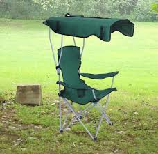 Portable Camping Chair with Canopy Shade, Foldable Outdoor Chair with Sun Protection Canopy, Heavy Duty Steel Frame, Cup Holder, Carry Bag, Ideal for Camping, Beach, Fishing, Outdoor Events and Travel
